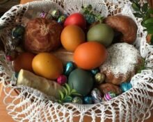 Как украсить пасхальную корзину своими руками